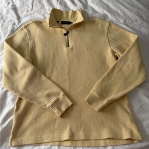 Rodd & Gunn Light Yellow Zip-Up Sweater